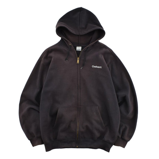 Y2K Carhartt  刺繍ロゴ フルジップ スウェットパーカー 260915H
