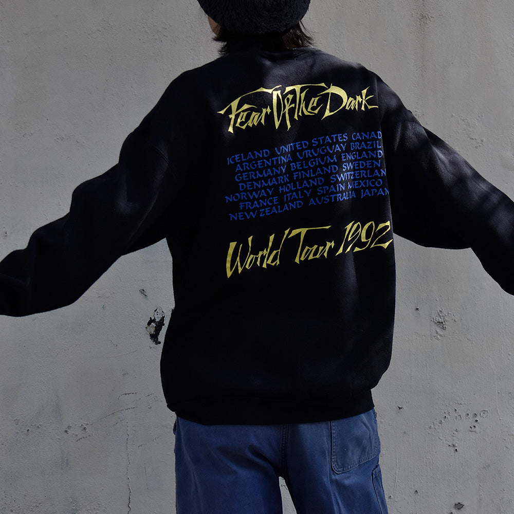 90's　Iron Maiden “Fear Of The Dark” World Tour スウェット 231020H