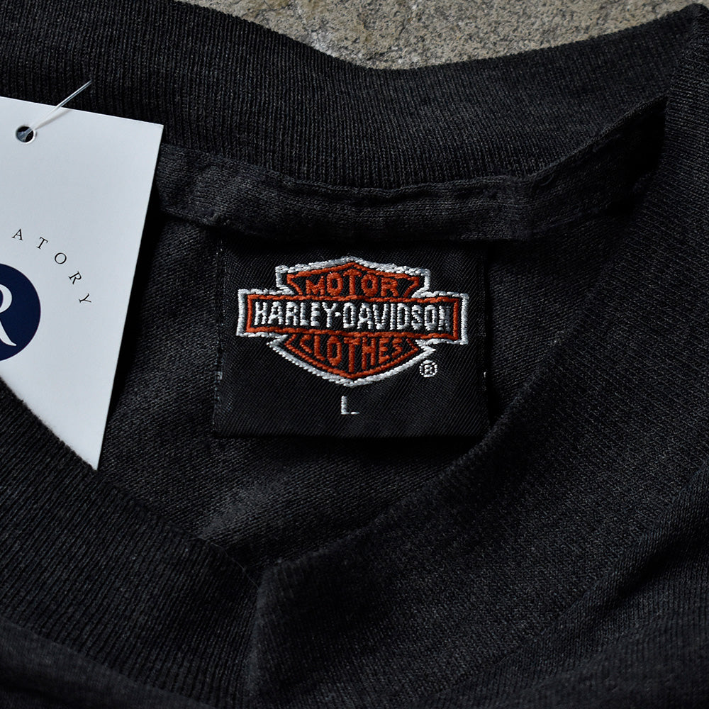 90's Harley Davidson 3D EMBLEM “ウルフ×ハーレー“ Tシャツ USA製 240721H