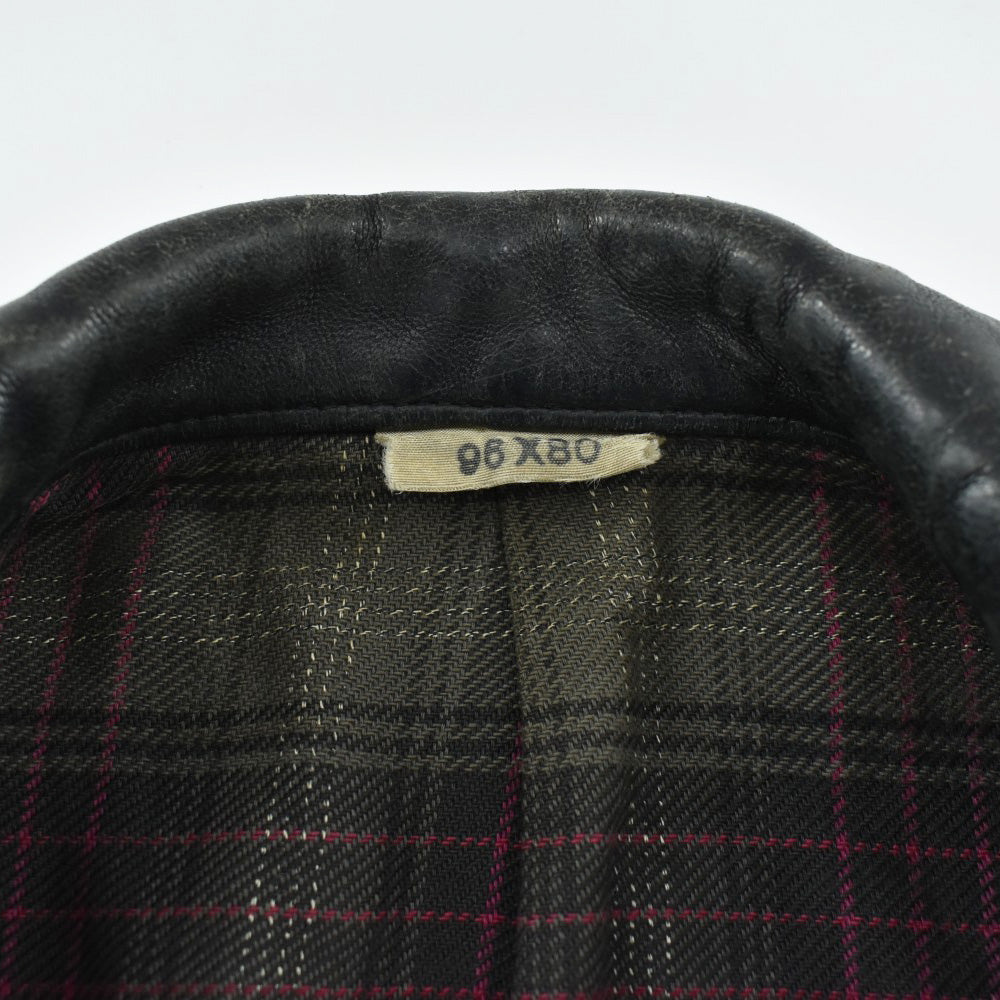 60's~ M.I.C フレンチレザー カーコート 260224H