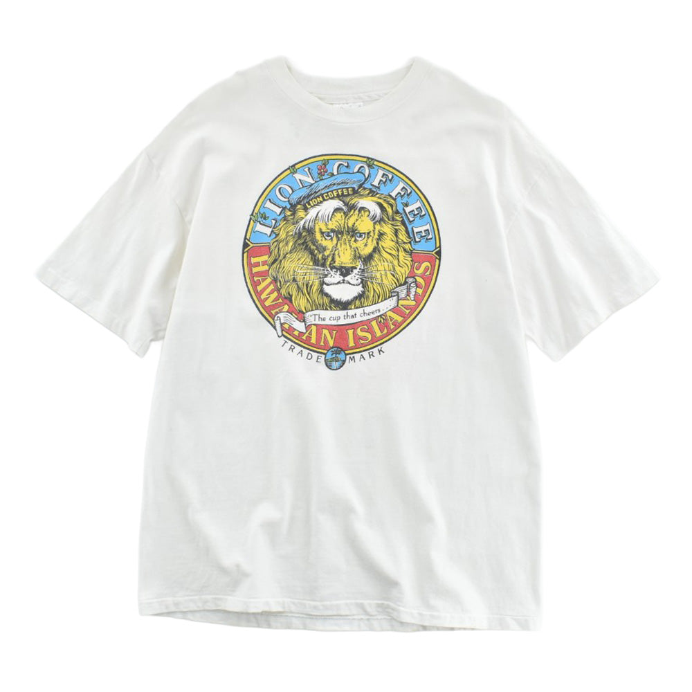 90’s LION COFFEE プリントTシャツ 260428H