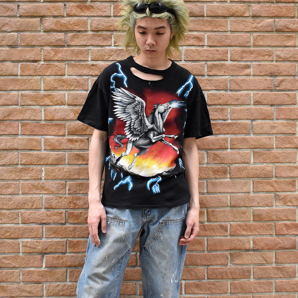90’s AMERICAN THUNDER "ペガサス" Tシャツ 250527H