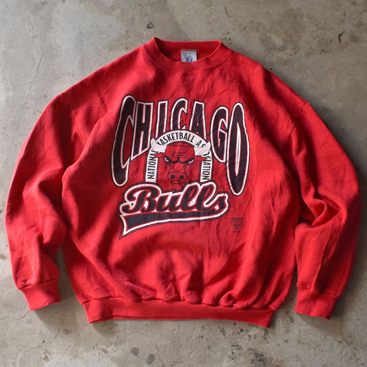 90’s LOGO7 “NBA Chicago Bulls” スウェット 240212