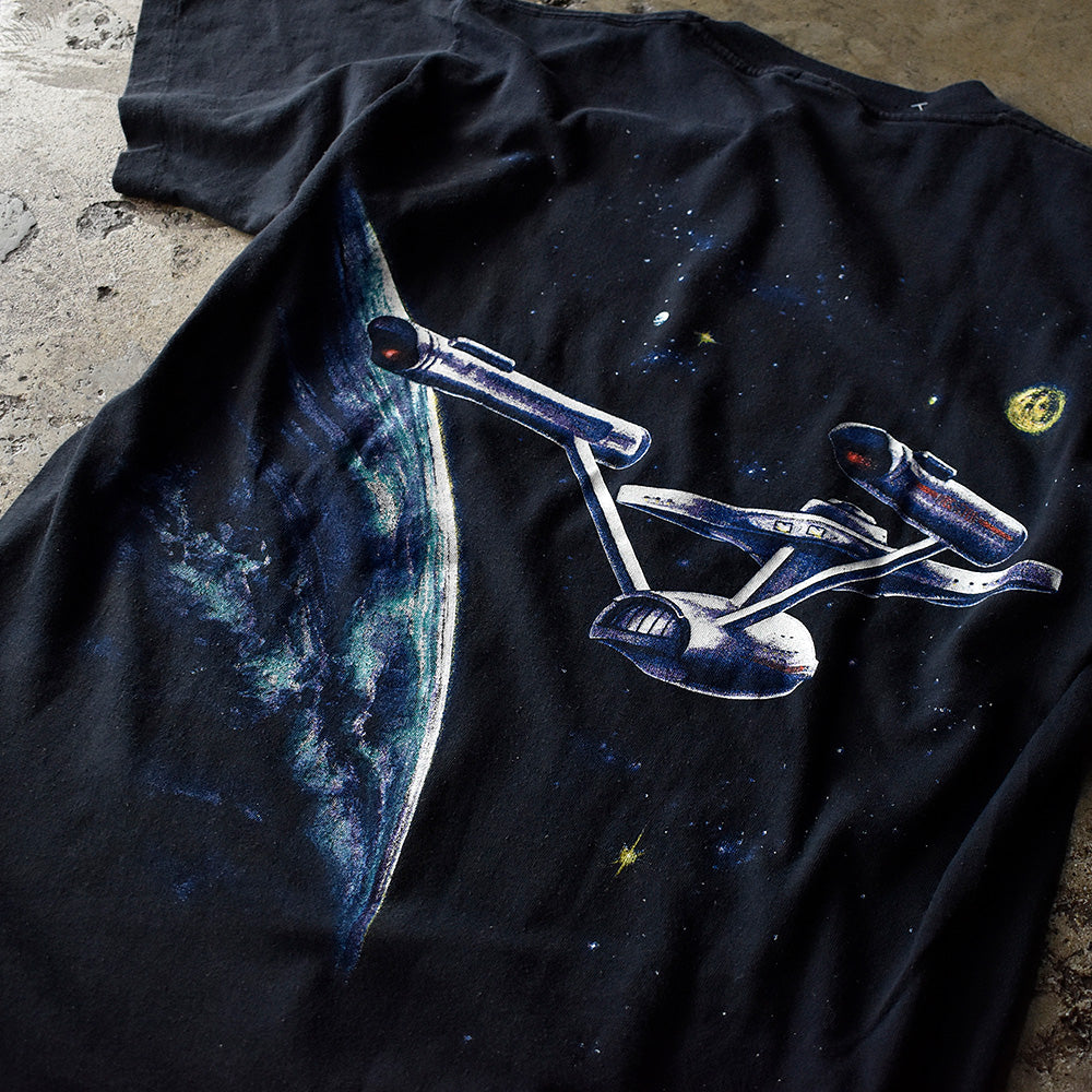 90's　 STAR TREK/ スタートレック　25th Anniversary　宇宙Tee　USA製　230913H