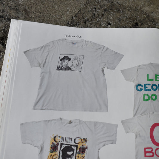 80's Boy George “George and Martha” ロック Tシャツ 写真集"Noirshirt"掲載 240711HYY