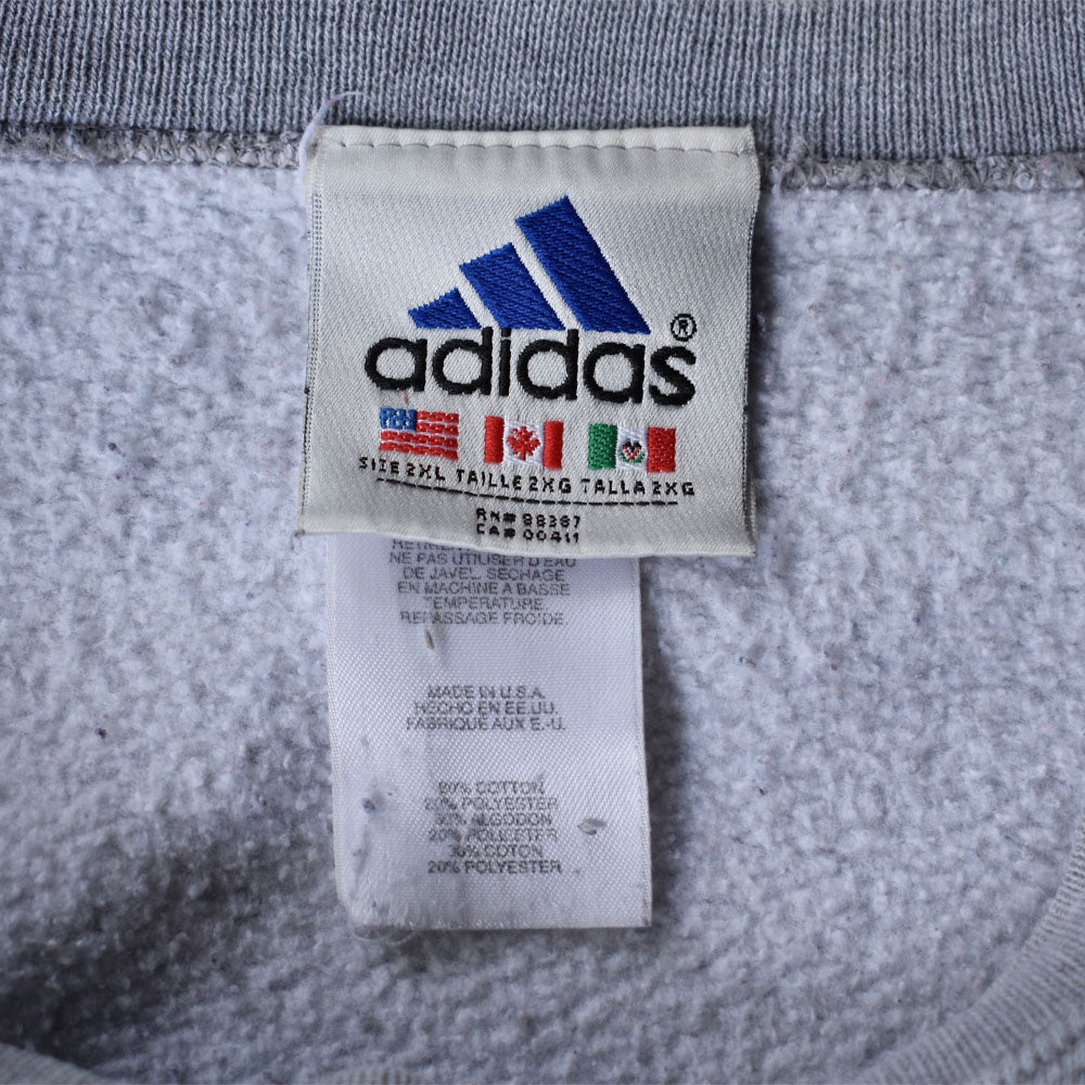 90's adidas パフォーマンスロゴ 刺繍 スウェット USA製 231111
