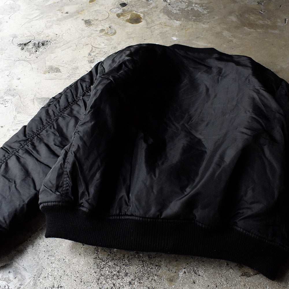90's～ RPK-2 big size！ ブラック MA-1 ジャケット 241010H