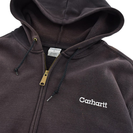 Y2K Carhartt  刺繍ロゴ フルジップ スウェットパーカー 260915H