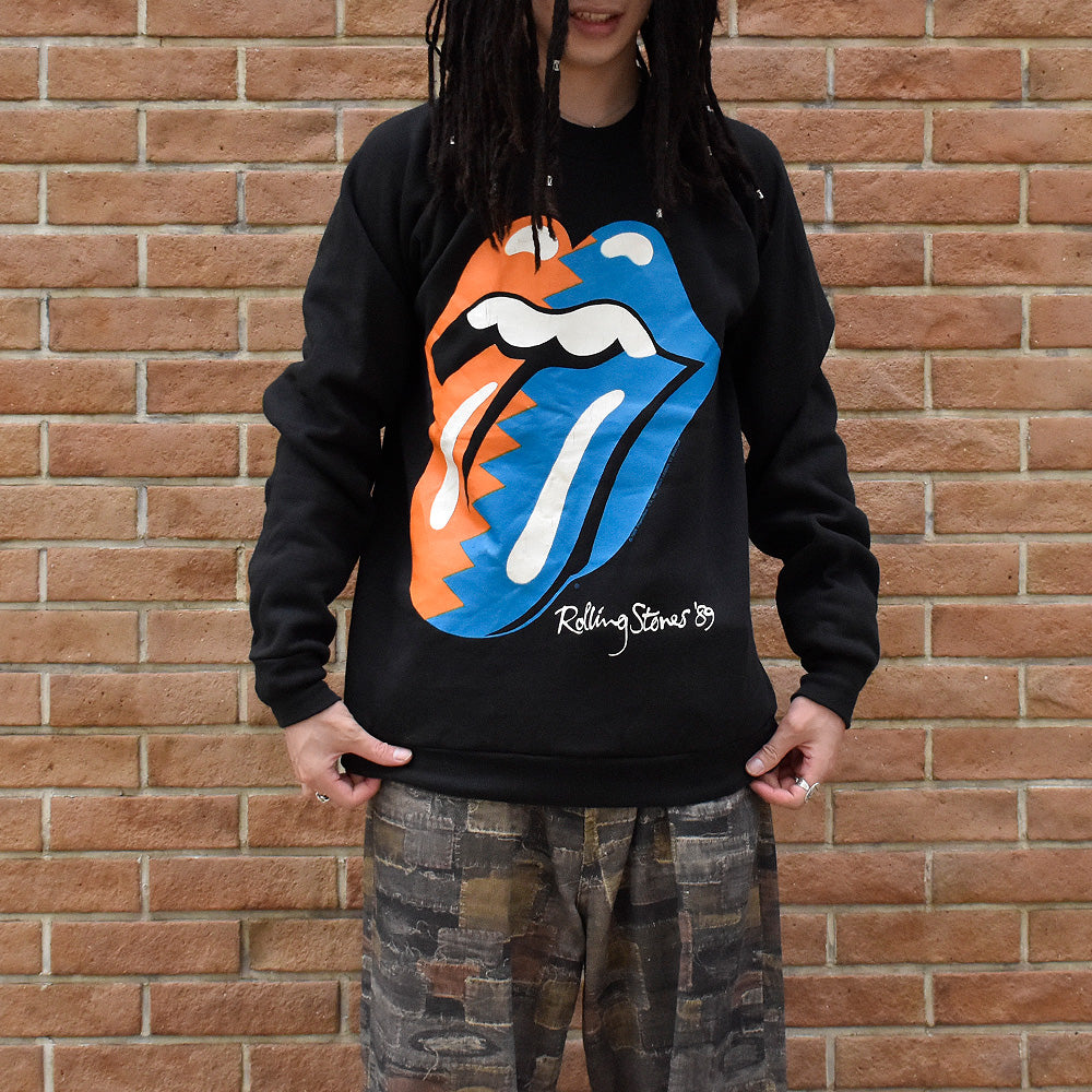 80's デッドストック！ The Rolling Stones “North American Tour 1989” スウェット 240731H