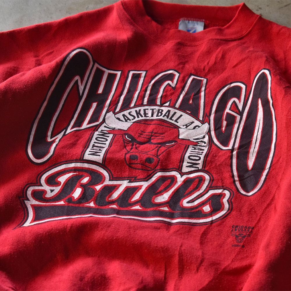 90’s LOGO7 “NBA Chicago Bulls” スウェット 240212