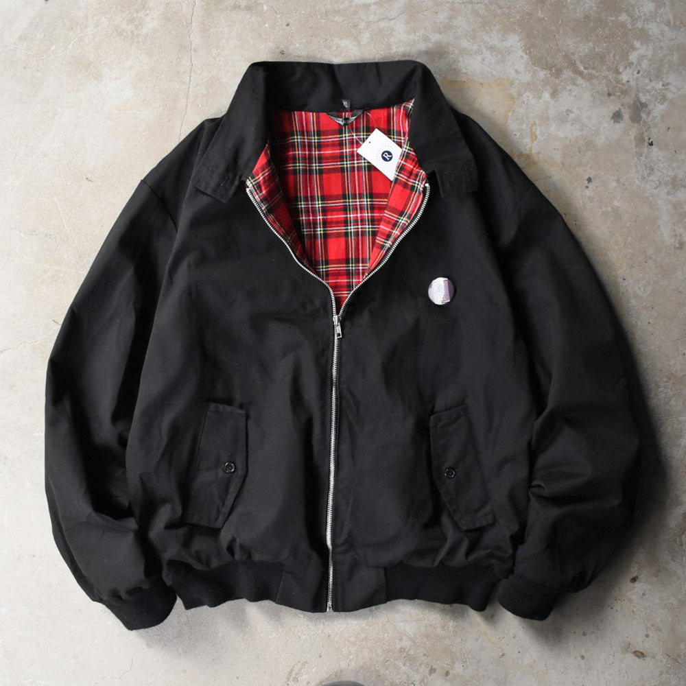 90’s UK Harrington “Joy Division” スウィングトップ ジャケット 黒 251107H