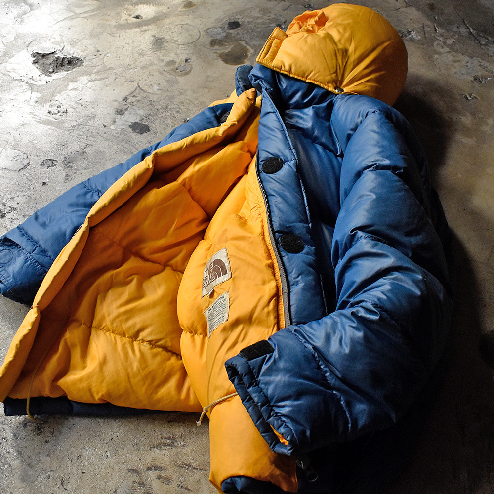 70’s初期 THE NORTH FACE “BROOKS RANGE” 茶タグ ダウンジャケット 240115H