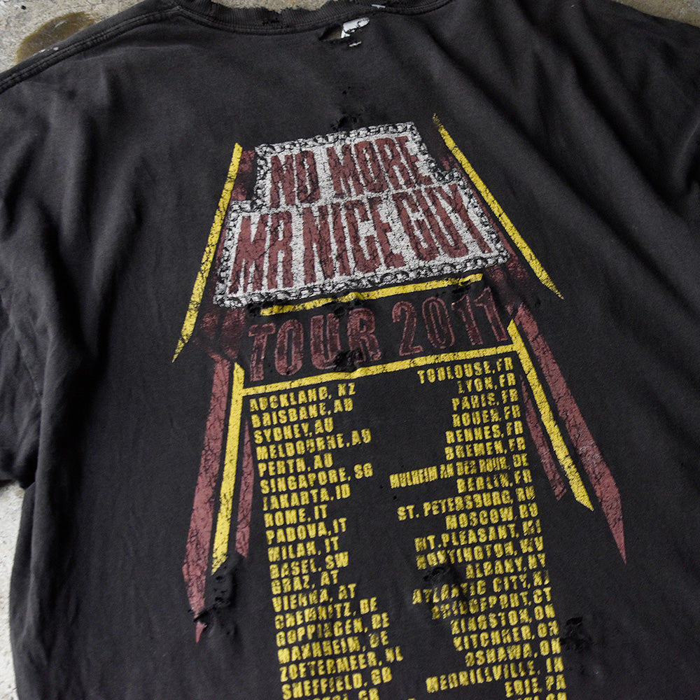 Y2K ボロ！ Alice Cooper “No More Mr. Nice Guy” Tour ロック Tシャツ 250717H