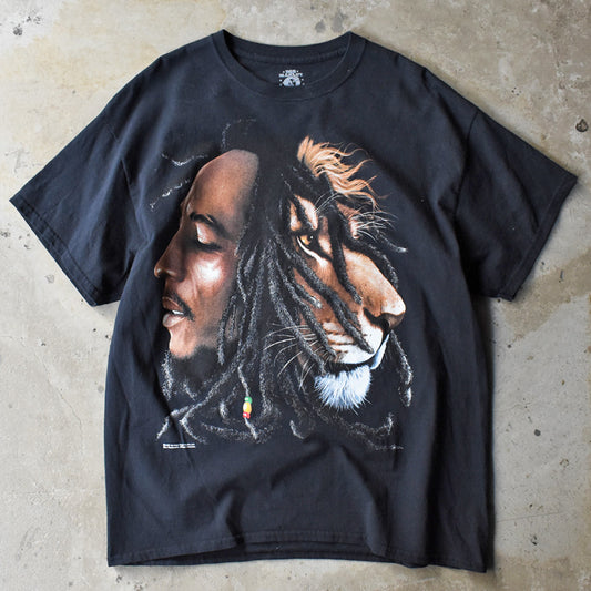 Y2K Bob Marley “Lion Side Face” レゲエ Tシャツ 250711