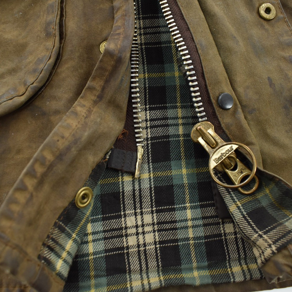 80's Barbour 2ワラント "SOLWAY ZIPPER" オイルドジャケット 261002H