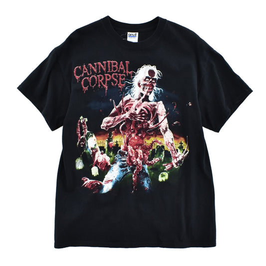 Y2K Cannibal Corpse "Eaten Back to Life" デスメタル ロックTシャツ 260804H