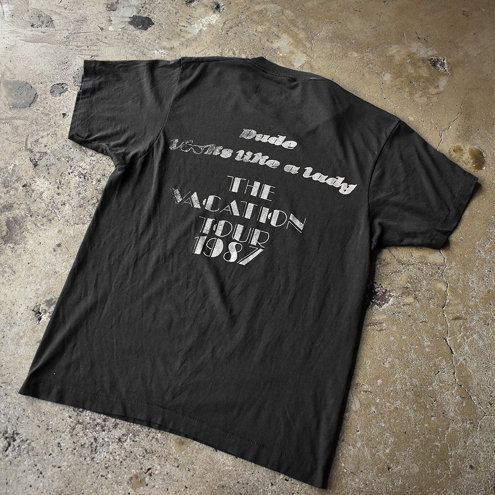 80's Aerosmith “Permanent Vacation“ The Vacation Tour 1987 Tシャツ 250513H