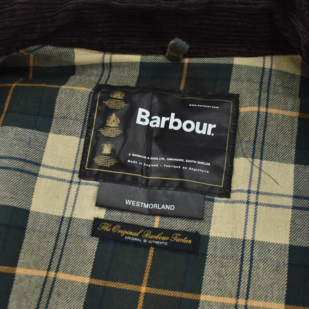 Barbour 3ワラント WESTMORLAND オイルドベスト 261006H