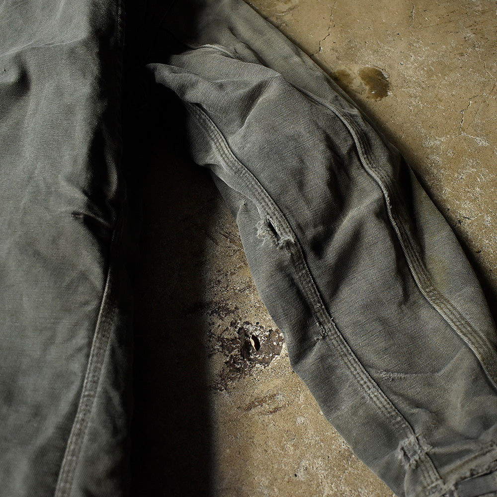 90’s ダメージ！ Carhartt ダックジャケット キルティングライナー USA製 231225H