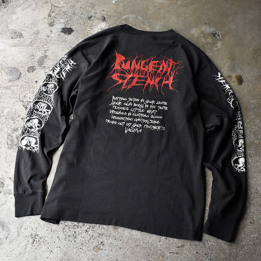 90's Pungent Stench “Pungent Stench” ロングスリーブTシャツ 250627HTJ3