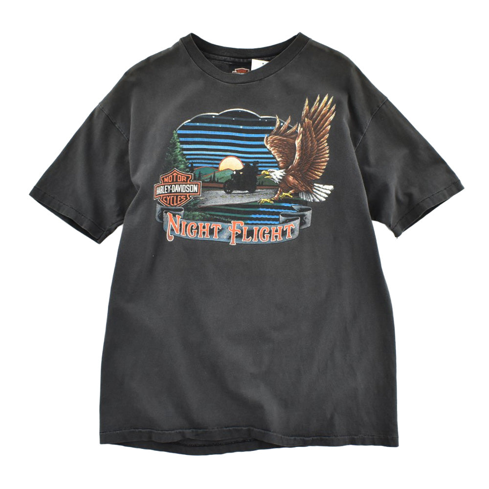 90's HARLEY-DAVIDSON "NIGHT FLIGHT" Tシャツ USA製 260616H