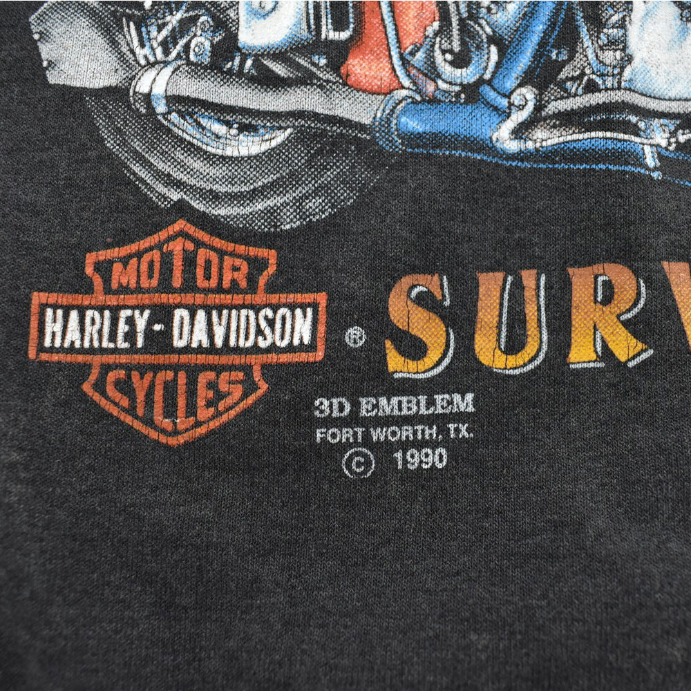 90's Harley-Davidson/3D EMBLEM "Sturgis 50th Anniversary" ハーレーT 260724H