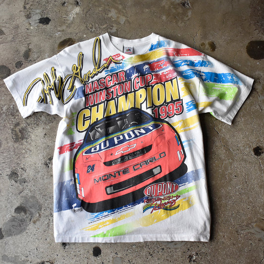 90's AOP! “NASCAR/JEFF GORDON“ Racing Tシャツ USA製 250429H