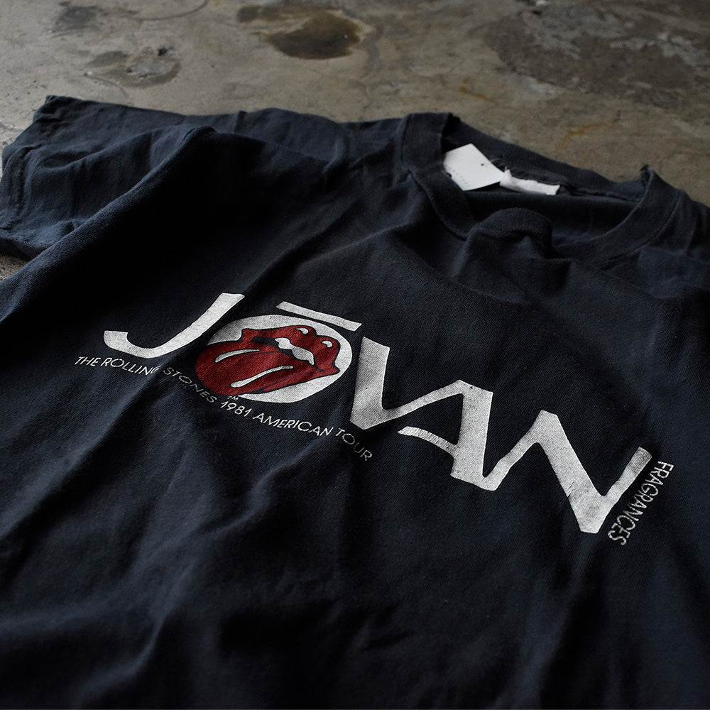 ローリング・ストーンズ 1981 American Tour JOVAN ロゴ ツアーTシャツ 1981年 ヴィンテージ