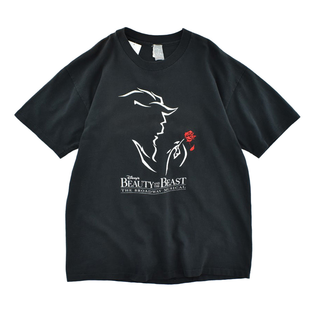 90’s Disney “BEAUTY AND THE BEAST” Broadway ミュージカルTシャツ USA製 260526H