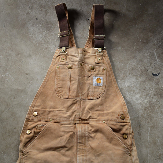 90’s Carhartt ダブルニー! ブラウンダック オーバーオール 231105