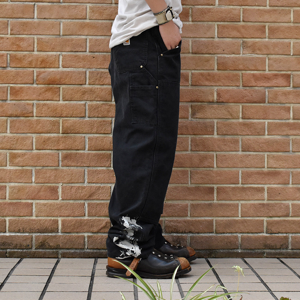 Carhartt ブラック！ ダブルニー ダック ペインターパンツ 240814H