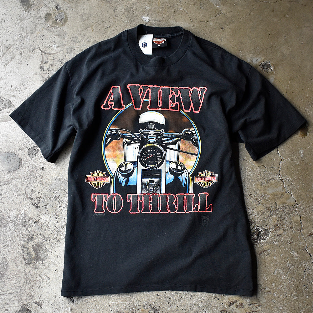 90's Harley-Davidson “A VIEW TO THRILL” Tシャツ 240610H