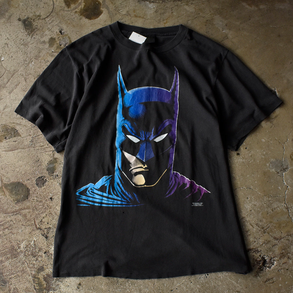 バットマン フェイスプリント Tシャツ 1989年 ブラック USA製 ヴィンテージ