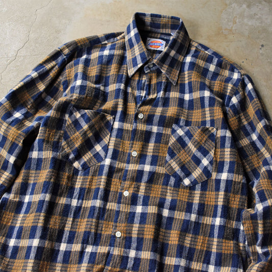 80’s Dickies フランネルシャツ ナイスカラー 251007H