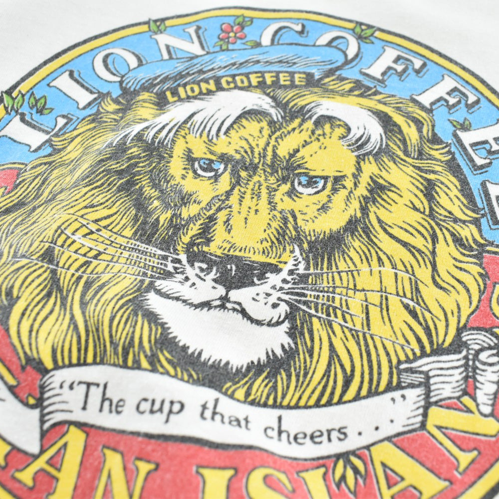 90’s LION COFFEE プリントTシャツ 260428H