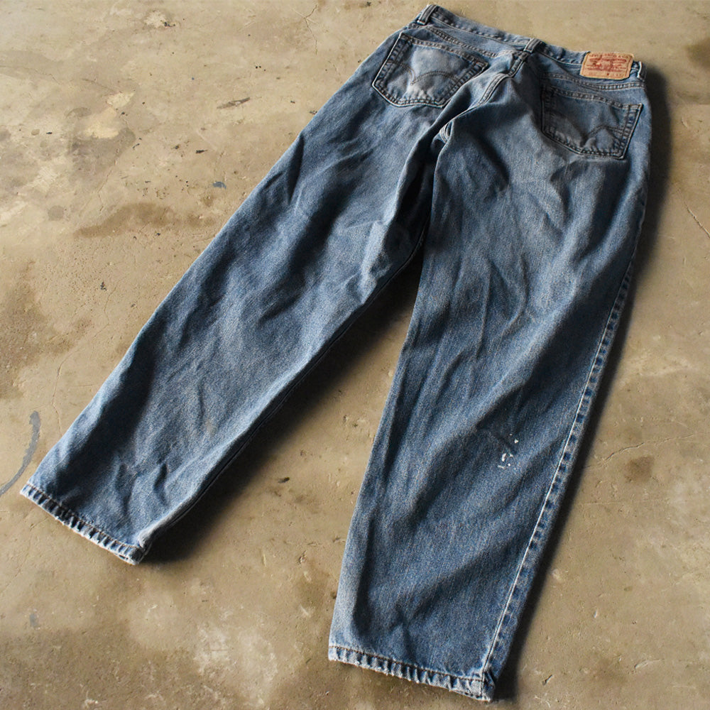 Y2K Levi's 560 ルーズテーパード デニムパンツ ペンキ！ 色落ち◎ 240314