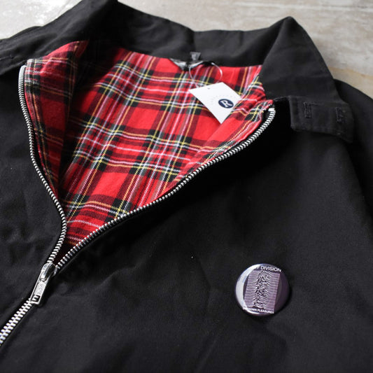 90’s UK Harrington “Joy Division” スウィングトップ ジャケット 黒 251107H