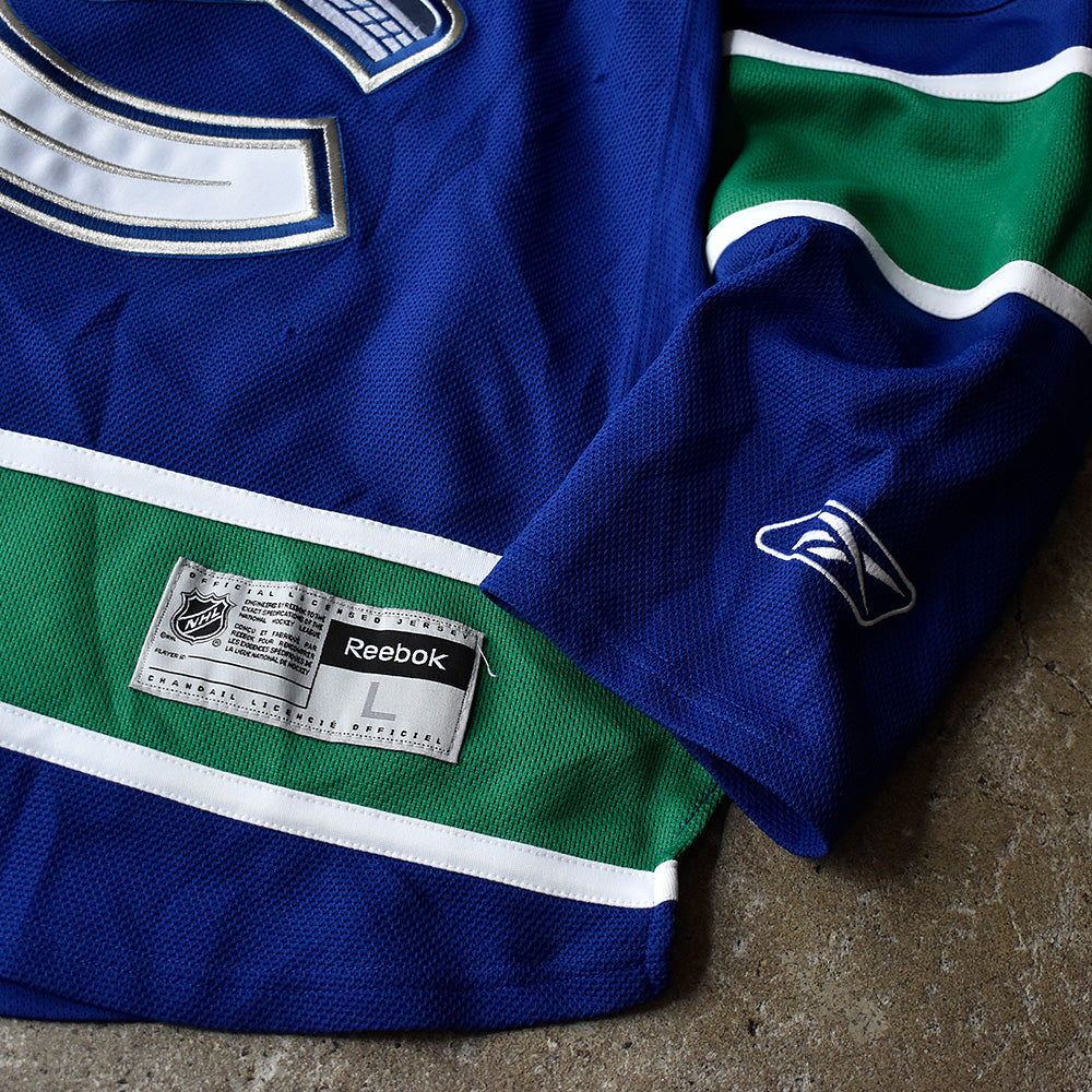 Y2K Reebok NHL “Vancouver Canucks” ホッケーシャツ 250628H