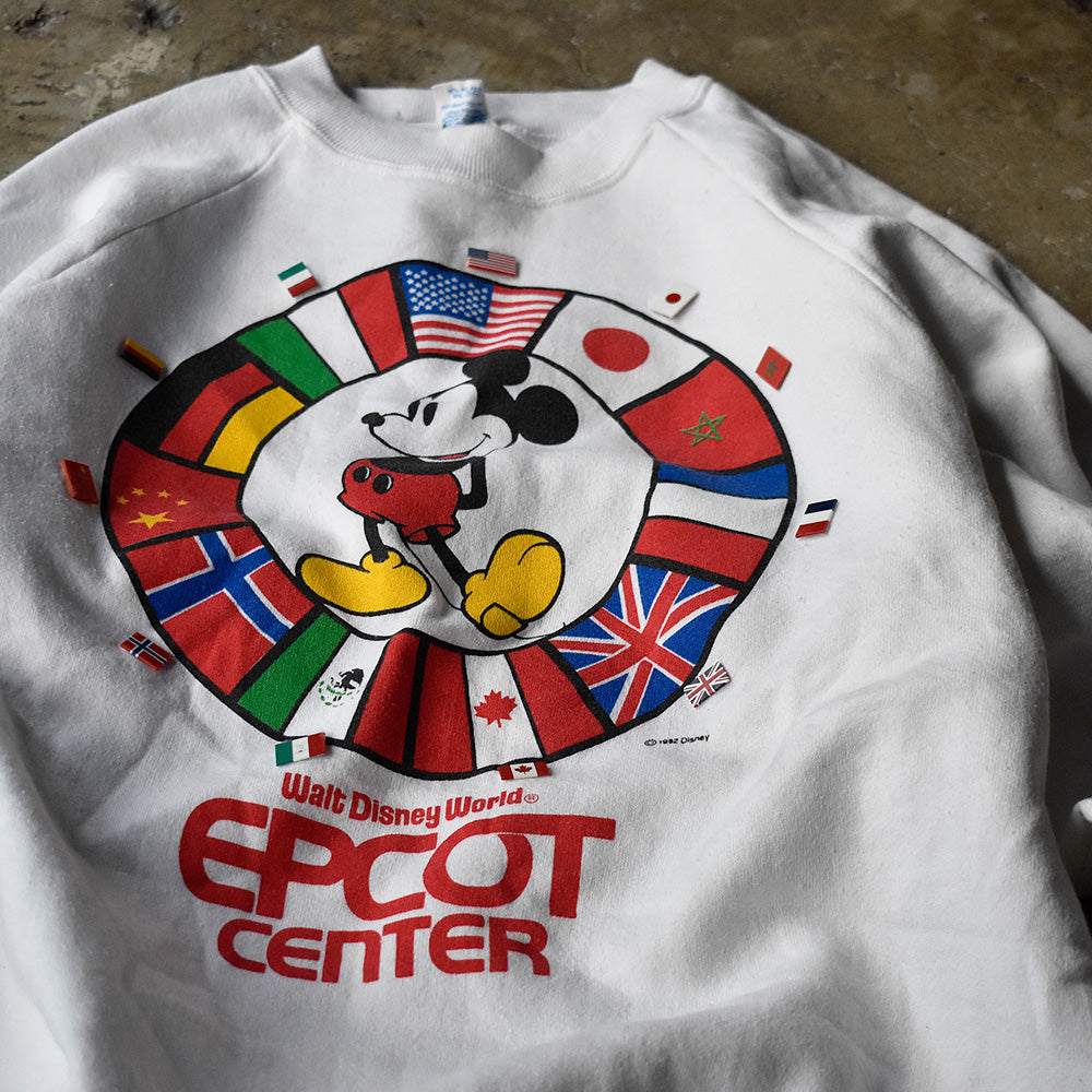 ディズニー エプコットセンター ミッキー スウェット 1982年 USA製 ヴィンテージ