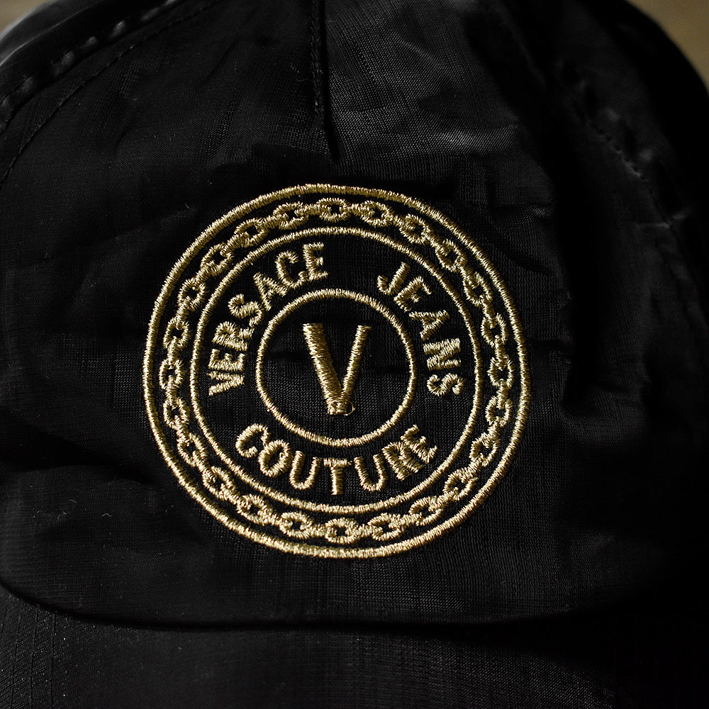 Y2K VERSACE JEANS COUTURE ロゴ刺繍 キャップ 250130H