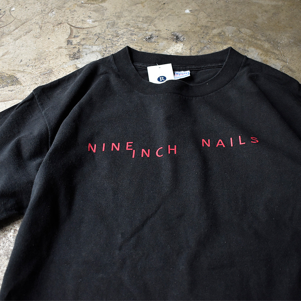 ナイン・インチ・ネイルズ Into The Void リリックプリント Tシャツ 1999年 USA製 ヴィンテージ
