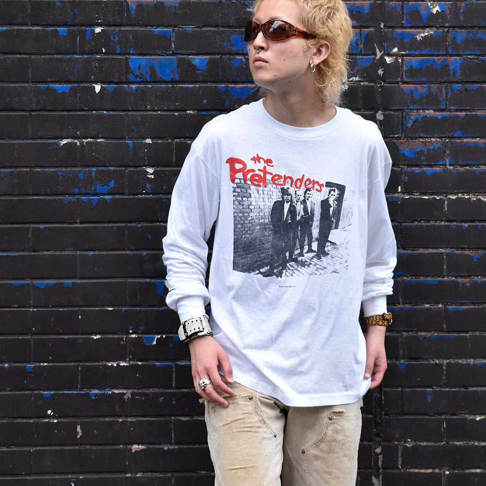 80's The Pretenders “U.S. Tour '84” ロングスリーブTシャツ 240605H