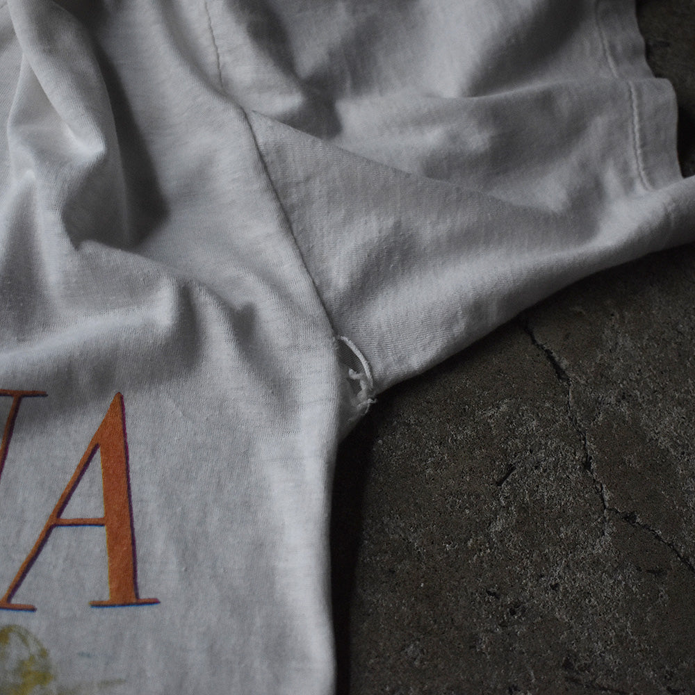 80's　Madonna/マドンナ　"Who's That Girl"　World Tour 1987 Tee　230629H　