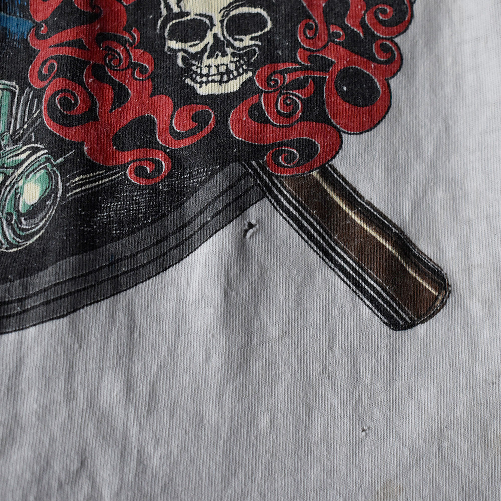 90's skull＆bike Tシャツ 240328H