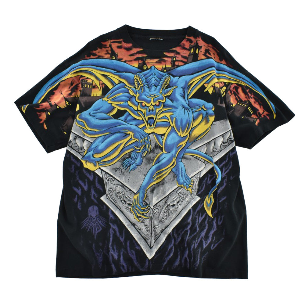 90's LIQUID BLUE "Gargoyle" AOP Tシャツ260714H