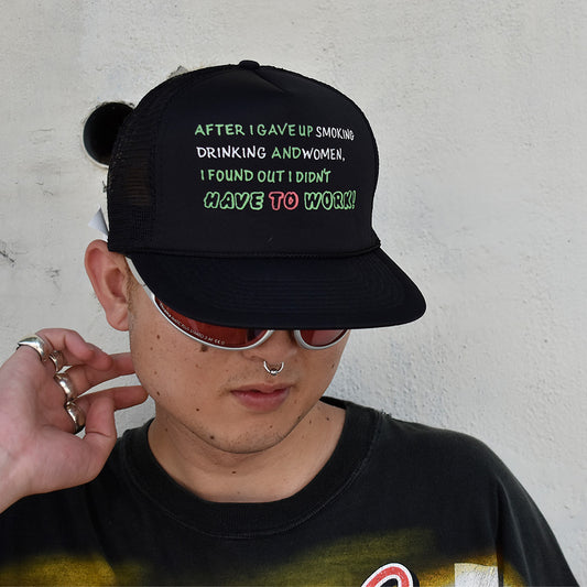90's メッセージ メッシュ キャップ デッドストック 250724H