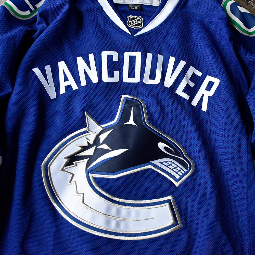 Y2K Reebok NHL “Vancouver Canucks” ホッケーシャツ 250628H