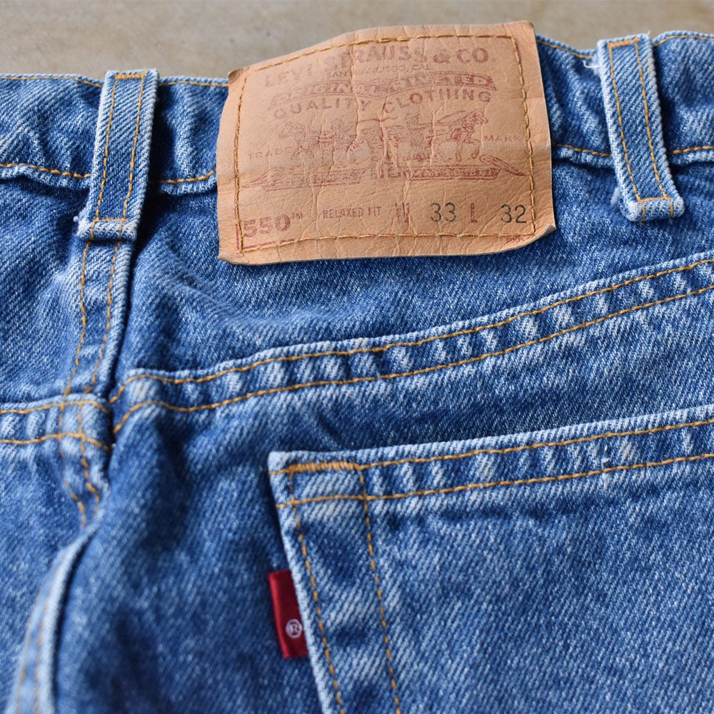 90’s Levi's 550 リラックスフィット テーパードレッグ デニムパンツ USA製 240502