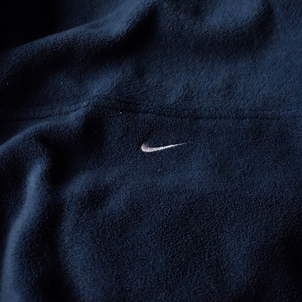Y2K NIKE center small swoosh刺繡 フリースパーカー 241010H