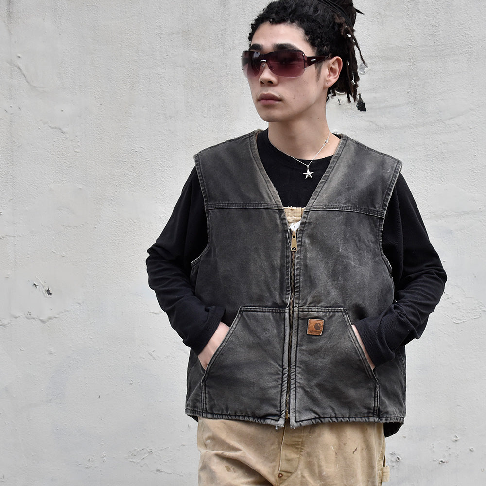 Y2K Carhartt ダックベスト ボアライナー 240201H